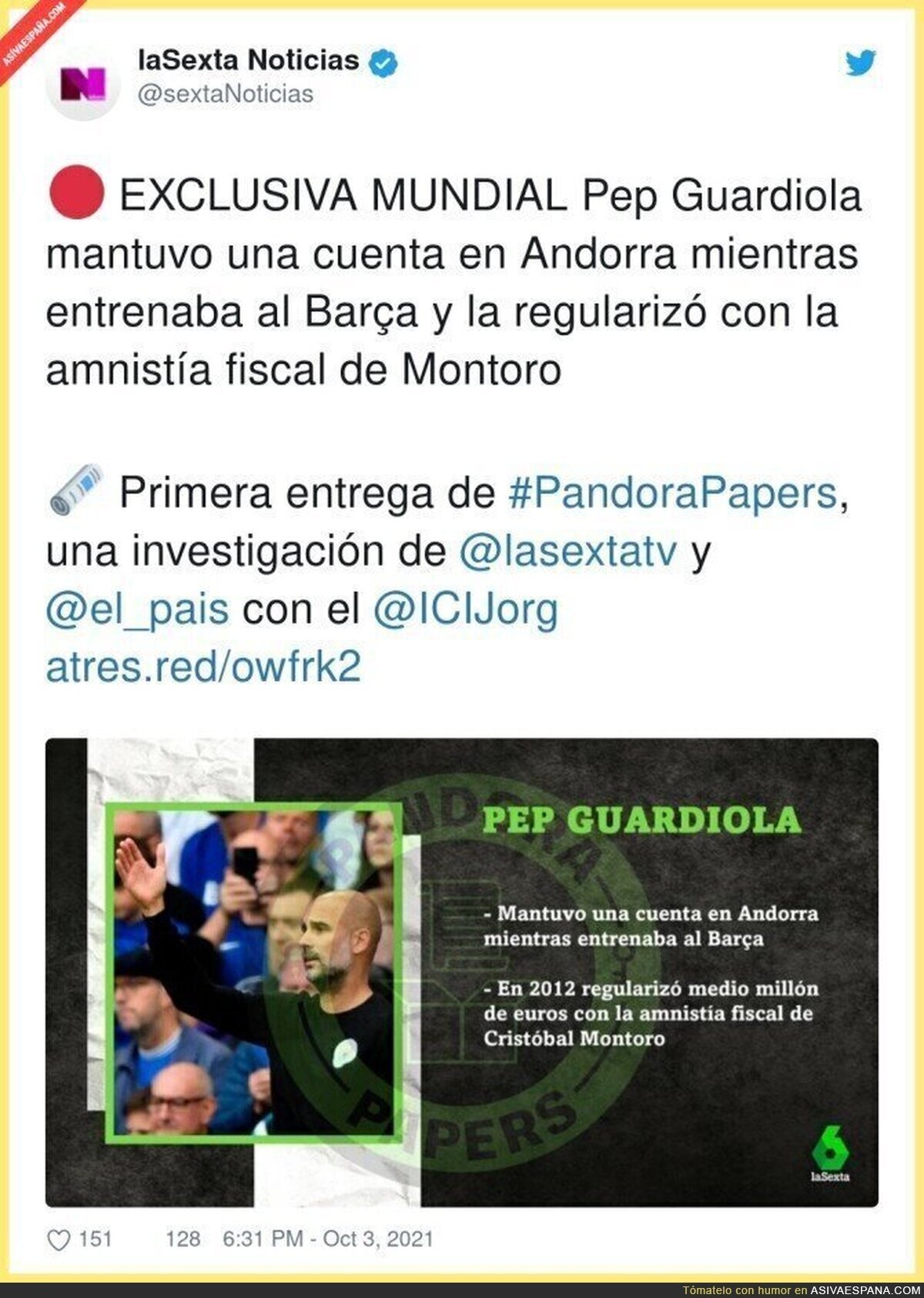 Atención a la filtración de Pandora Papers