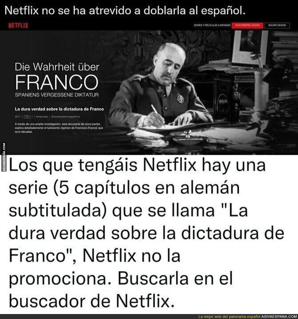 El documental de Netflix que no se han atrevido a doblar en español