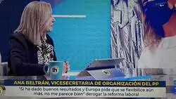 Este es el nivel de Ana Beltrán, vicesecretario de organización del PP en pleno directo