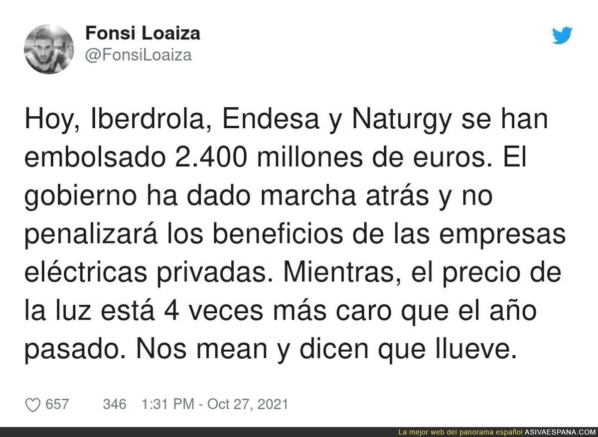Pensáis que la nómina de Vicepresidencia en Iberdrola de Carmona (PSOE) se paga sola o qué