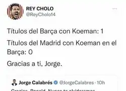 Madridistas riéndose del Barça, por favor...