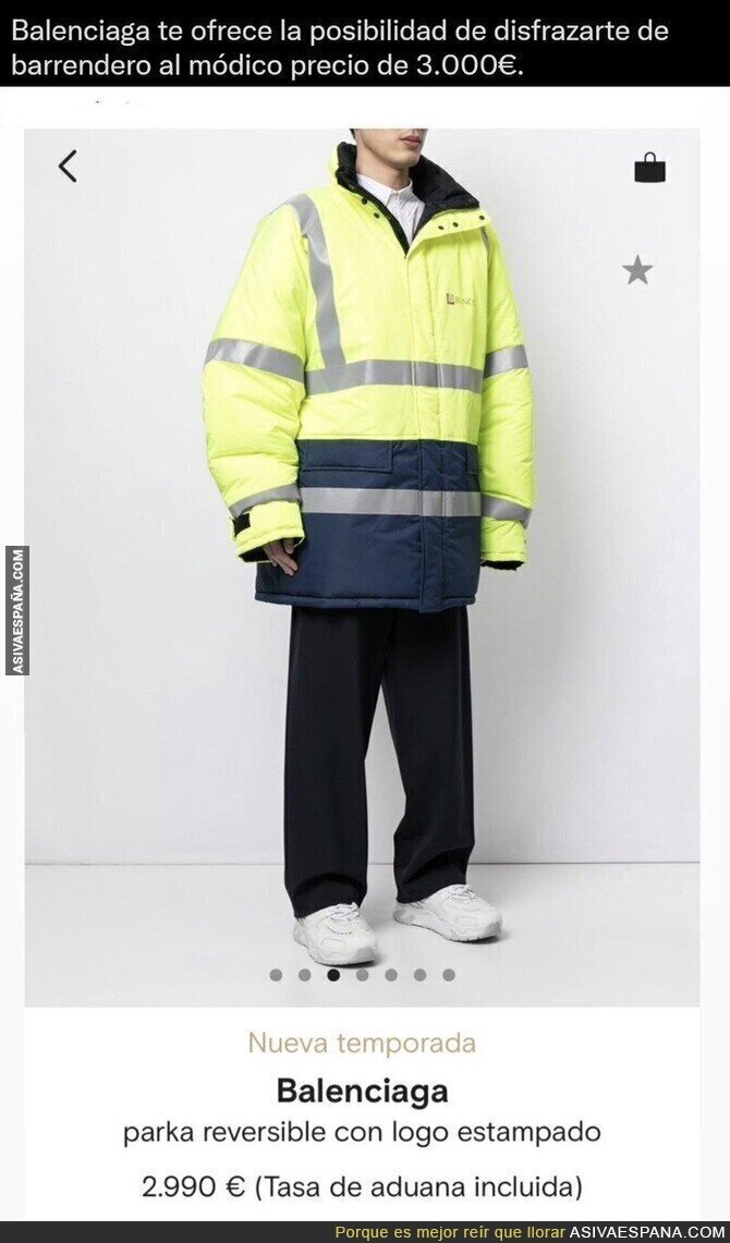 La modita de Balenciaga para hacerte vestir de trabajador