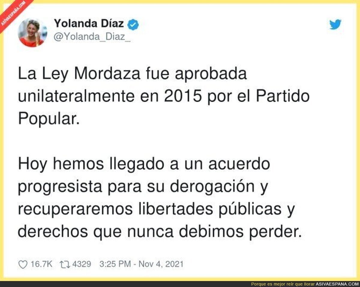 España va mucho mejor con Yolanda Díaz
