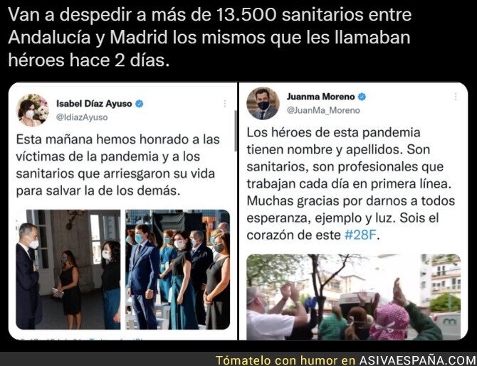 Disfruten lo votado en Madrid y Andalucía