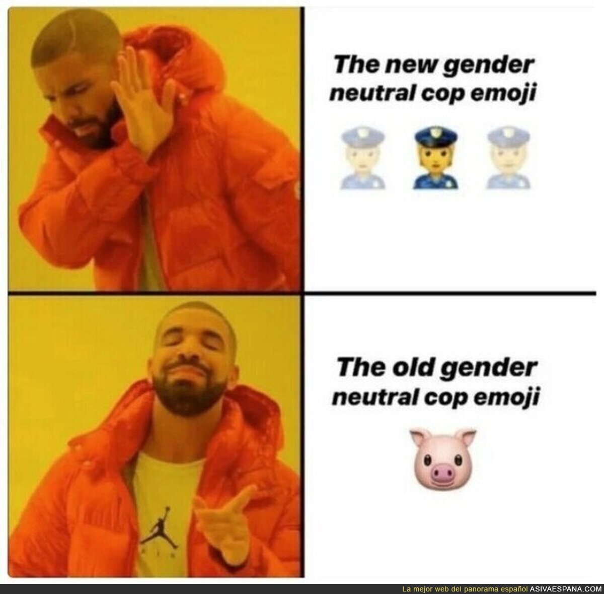 Diferentes tipos de emojis