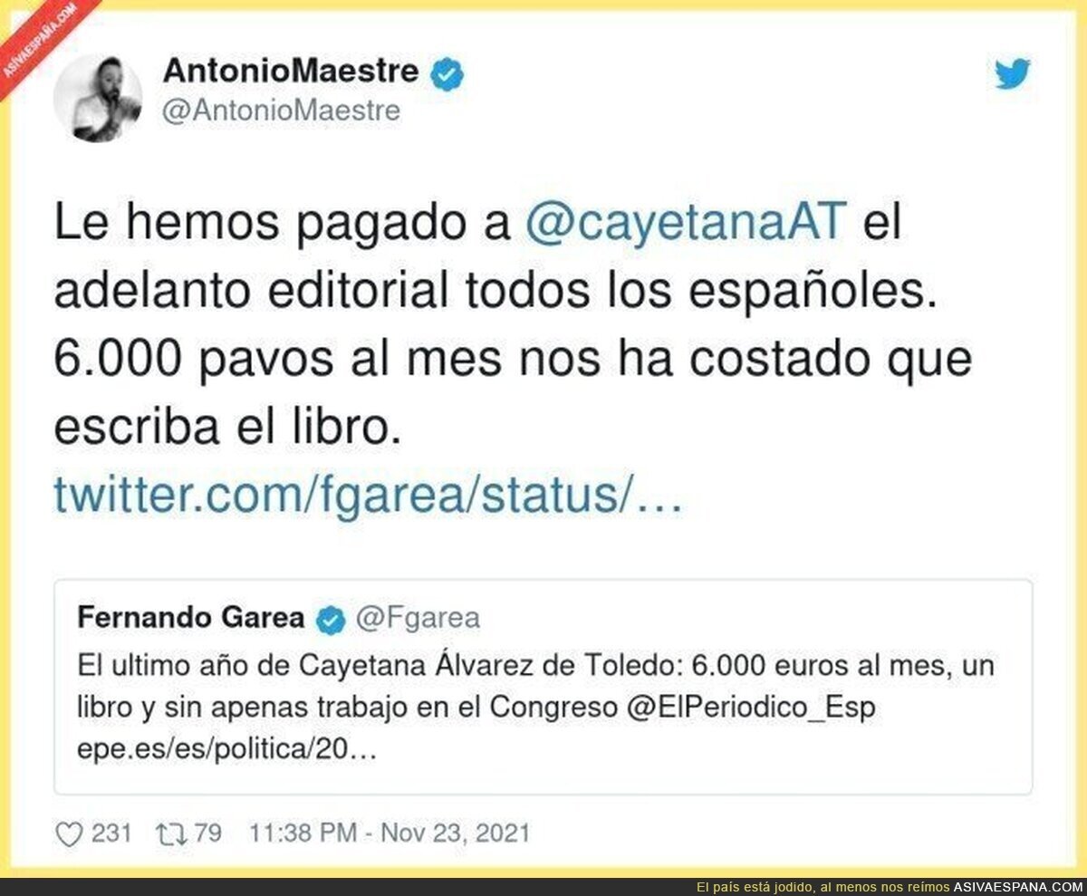 La buena vida de Cayetana Álvarez de Toledo