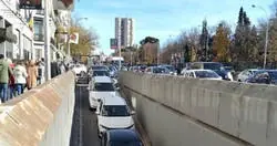 Caos absoluto en pleno centro de Madrid
