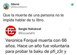 Anuncian la muerte de Ver&oacute;nica Forqu&eacute; y no tardan en salir los personajes de turno a sembrar el odio en los comentarios