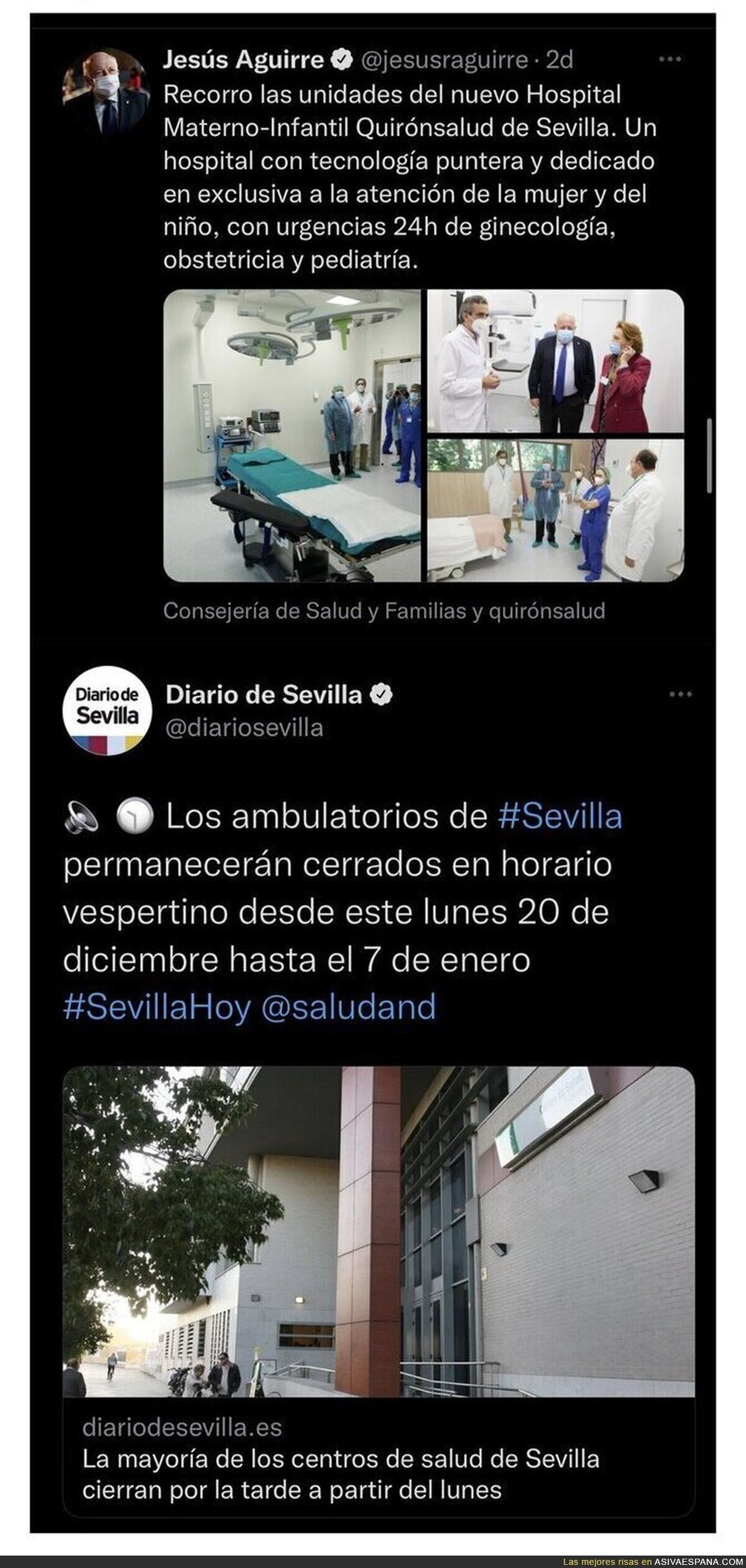 La cara de la sanidad en Sevilla que los políticos no te enseñan