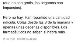 Una mascarilla y un test en casi dos a&ntilde;os de pandemia