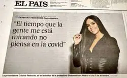 El covid se termina mirando a Cristina Pedroche