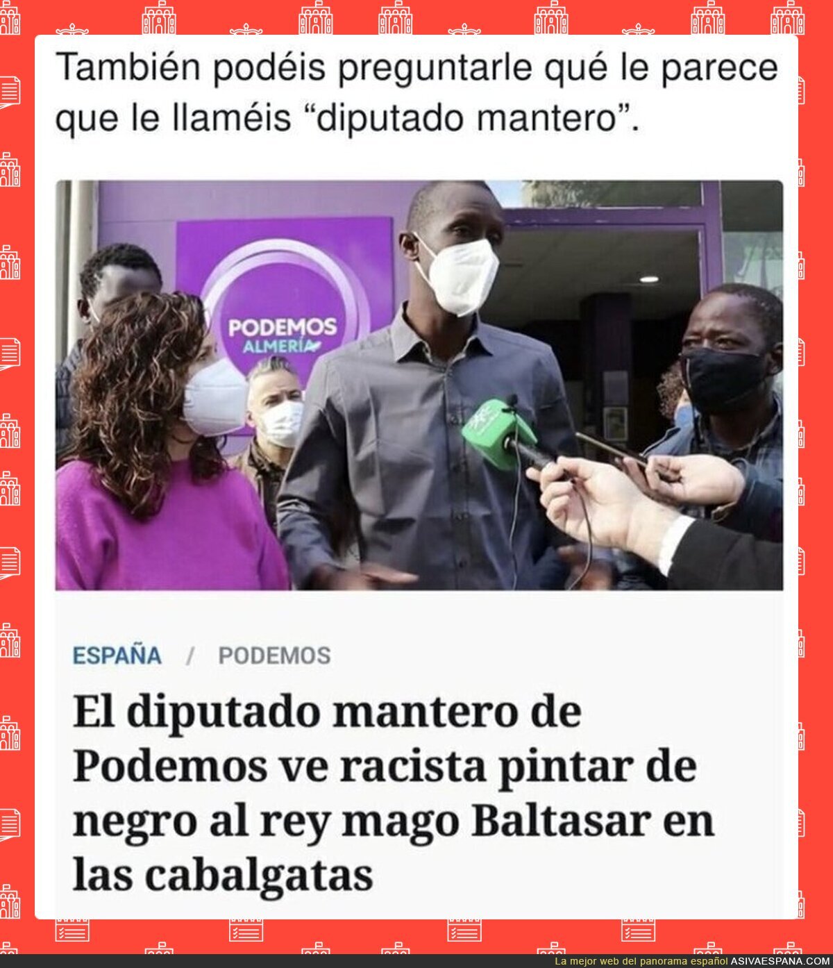 El racismo repugnante de el diario 'El Español'