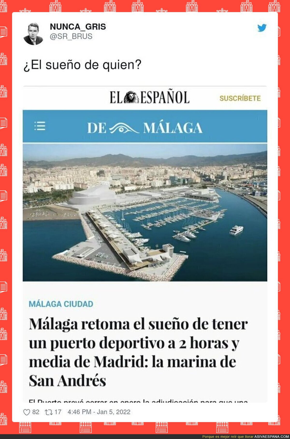 ¿Málaga sueña tener un puerto deportivo cerca de Madrid?