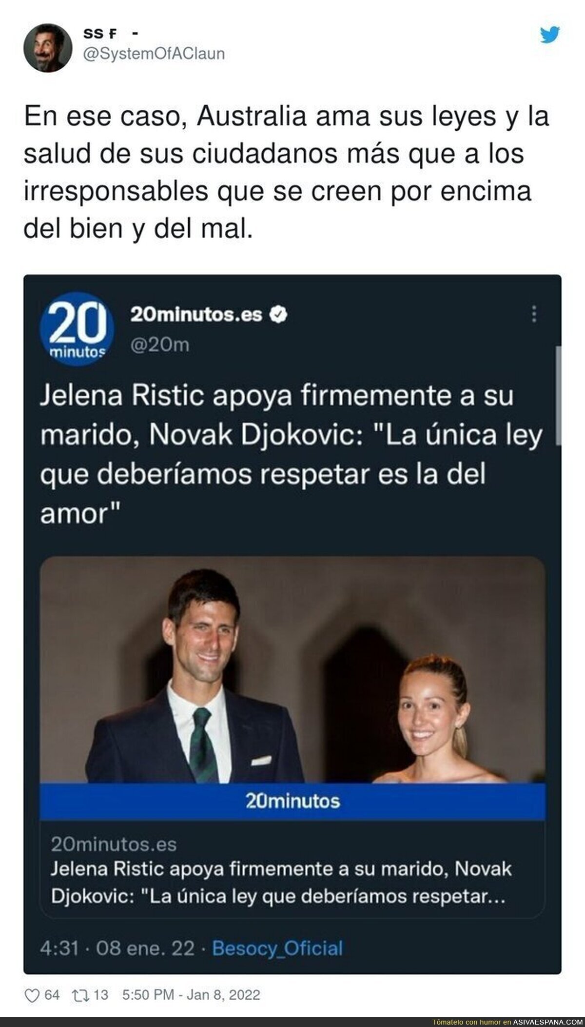 La mujer de Novak Djokovic me recuerda a Paz Padilla