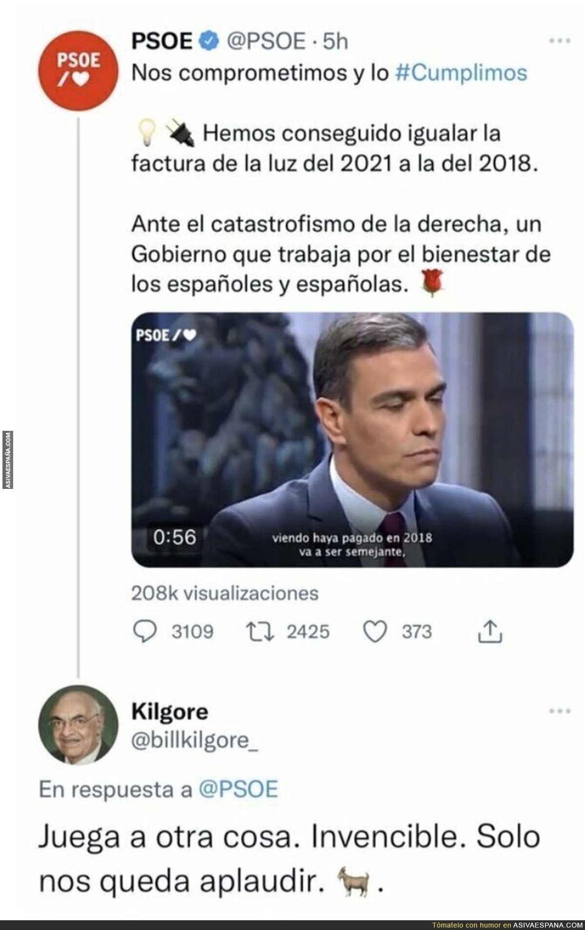 Pedro Sánchez intenta engañar a la gente de una forma lamentable