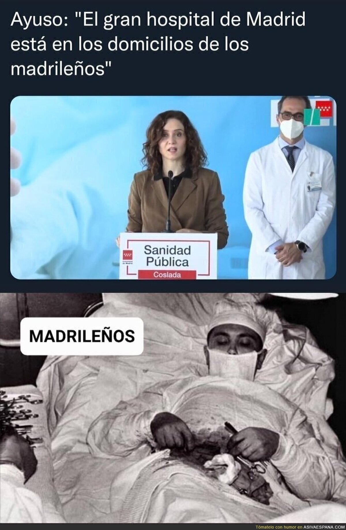 Sanidad Madrileña = Sanidad africanas