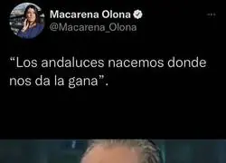 Macarena Olona no sabe ni donde ha nacido