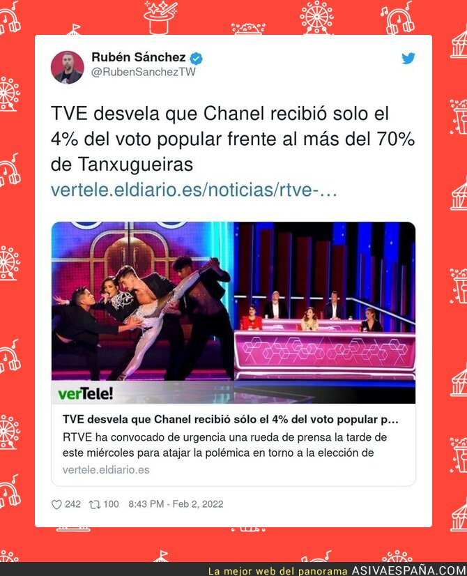 Chanel irá a Eurovisón sin el apoyo del público
