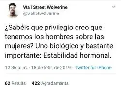 Los privilegios del hombre frente a la mujer seg&uacute;n este neoliberal