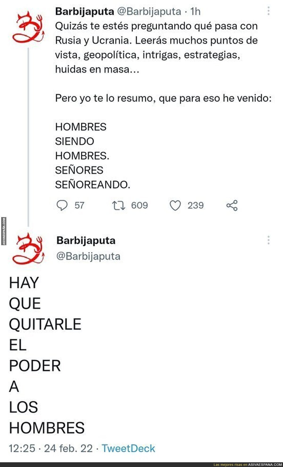 Lo de esta señora es patético