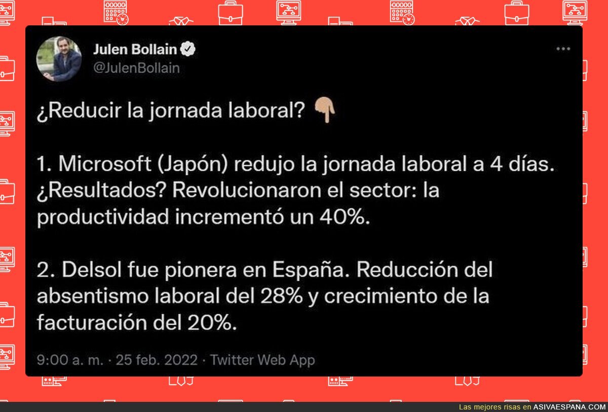 &iquest;Una buena idea reducir la jornada laboral?