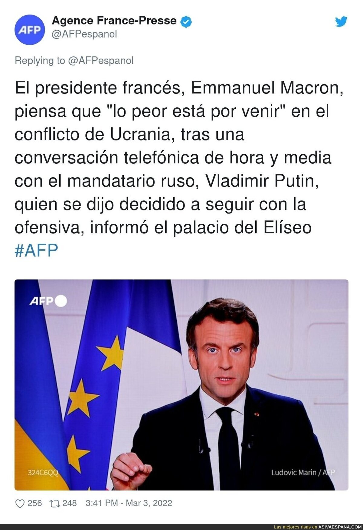 Emmanuel Macron ya avisa