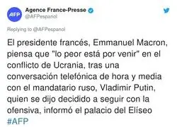Emmanuel Macron ya avisa