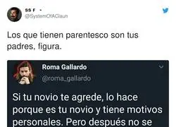Roma Gallardo y su polémico tuit sobre la violencia hacia tu pareja
