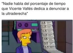 El porcentaje de Vicente Vallés y la ultraderecha