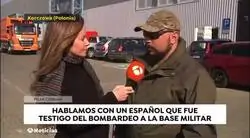 Un español que fue a combatir contra el ejército ruso explica como se cagó de miedo y ya está de vuelta a España tras ver como caía un misil cerca de él