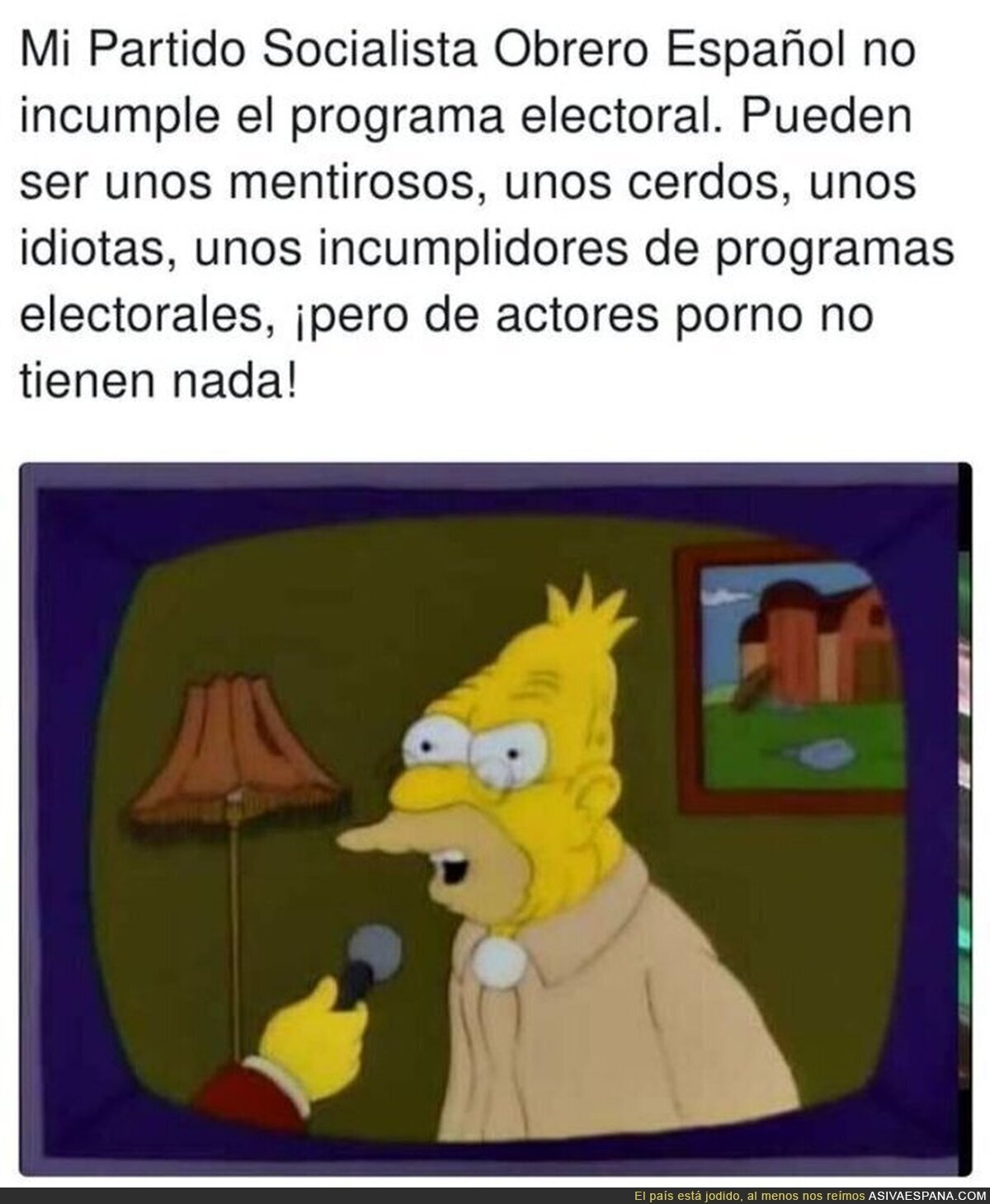La realidad del PSOE