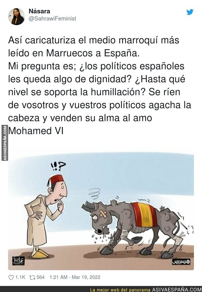 España a los pies de Marruecos