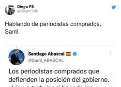 Santiago Abascal es experto con periodistas comprados