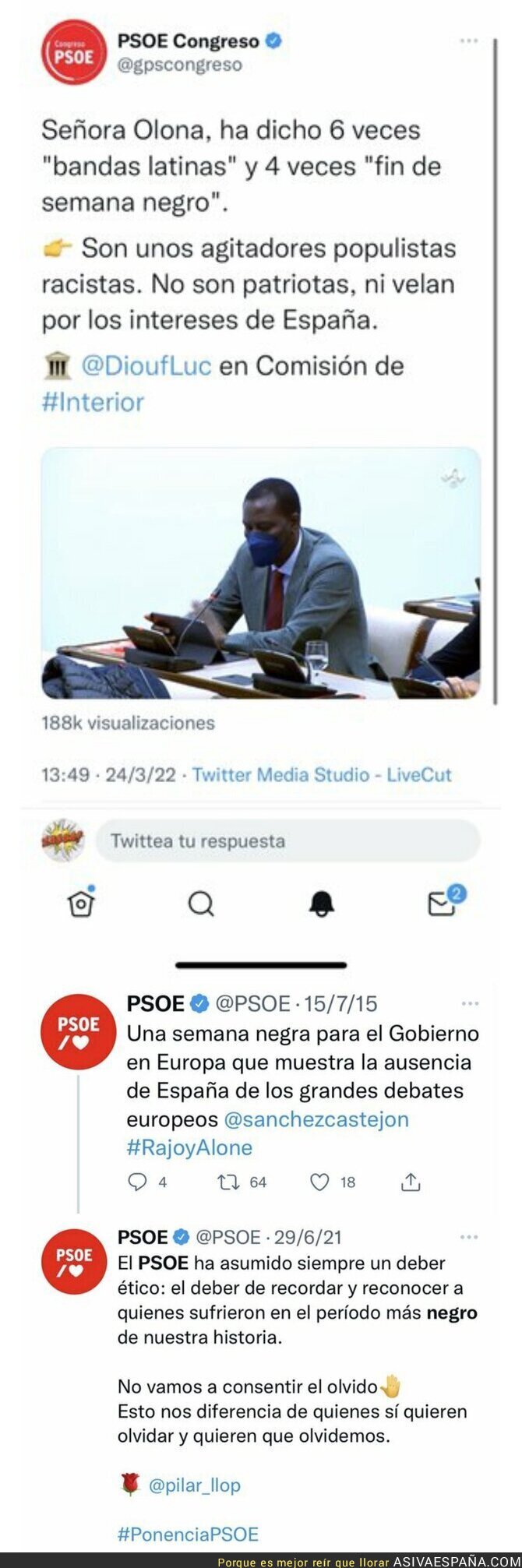 El pasado negro del PSOE