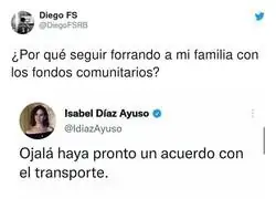Isabel Díaz Ayuso debería tener prohibido hablar sobre como gestionar una crisis