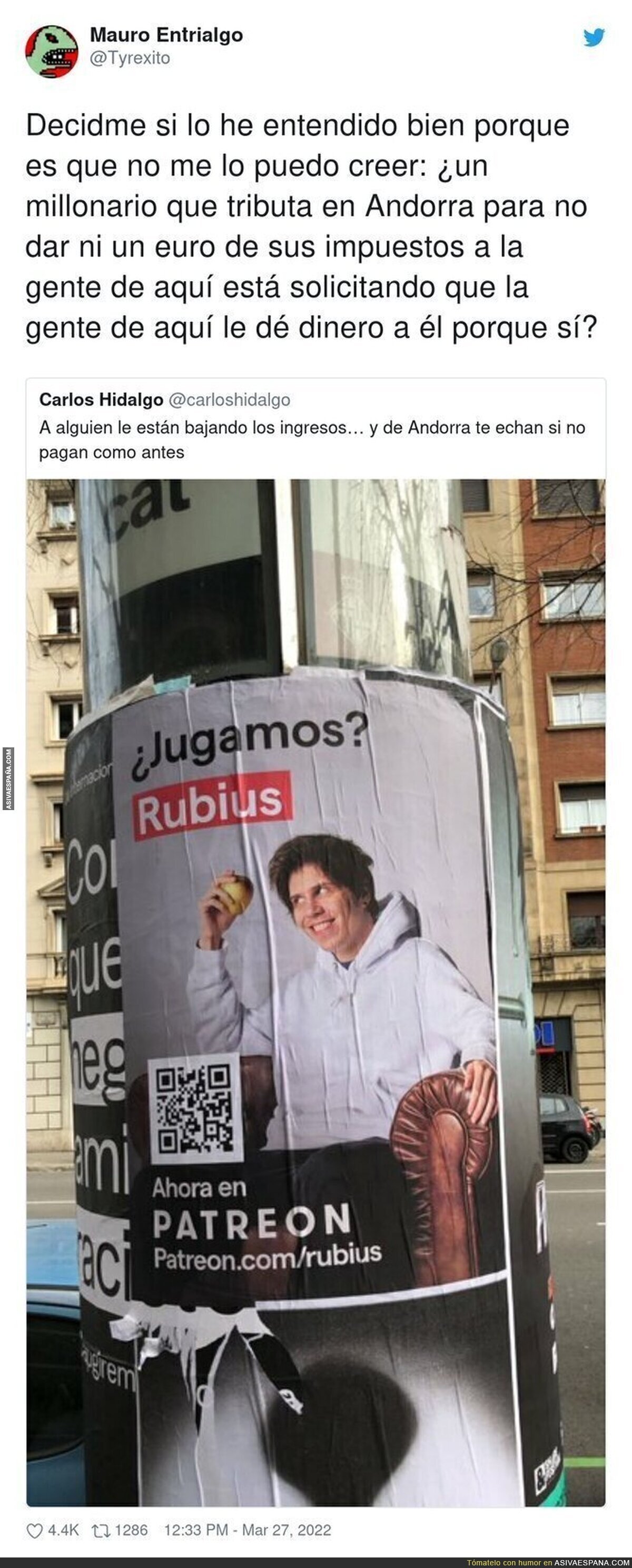 Lo nuevo de ElRubius para esquivar a la Hacienda española