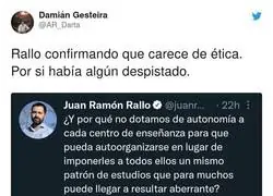 La falta de ética de Juan Ramón Rallo