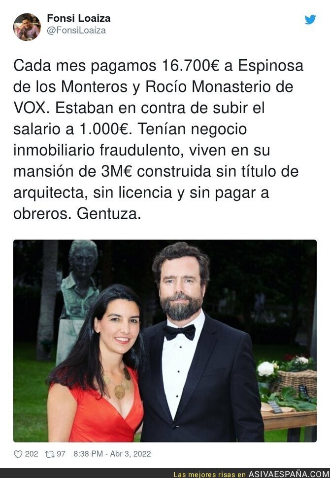 La buena vida de los Espinosa de los Monteros - Monasterio