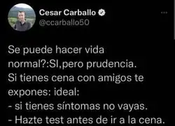 César Carballo no puede parar de dar la turra