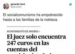 Luis Medina, 247 euros. Tu abuela, 450 euros de pensión