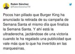 Jugada maestra de Burger King