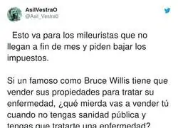 Bruce Willis y la sanidad privada