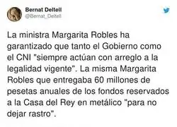 La poca credibilidad de Margarita Robles