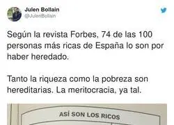 Hay cero meritocracia en España y Forbes lo confirma totalmente
