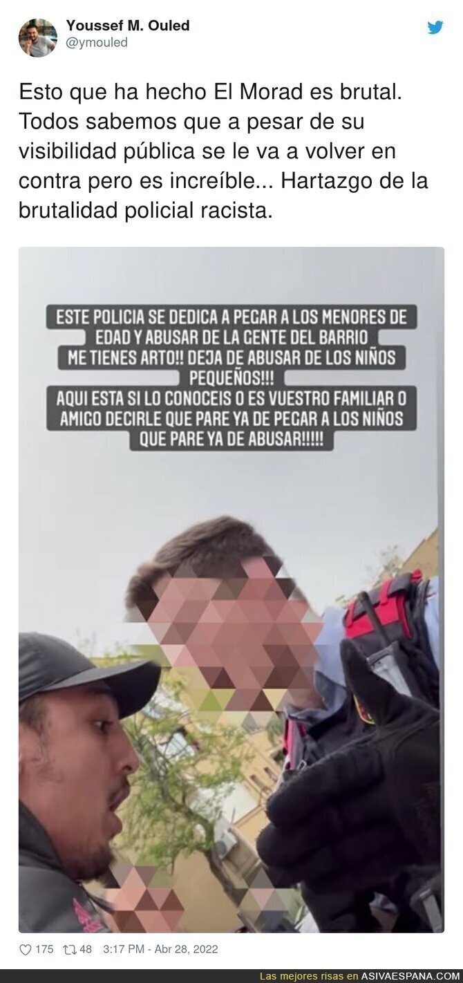 El Morad es un tío auténtico por actos así