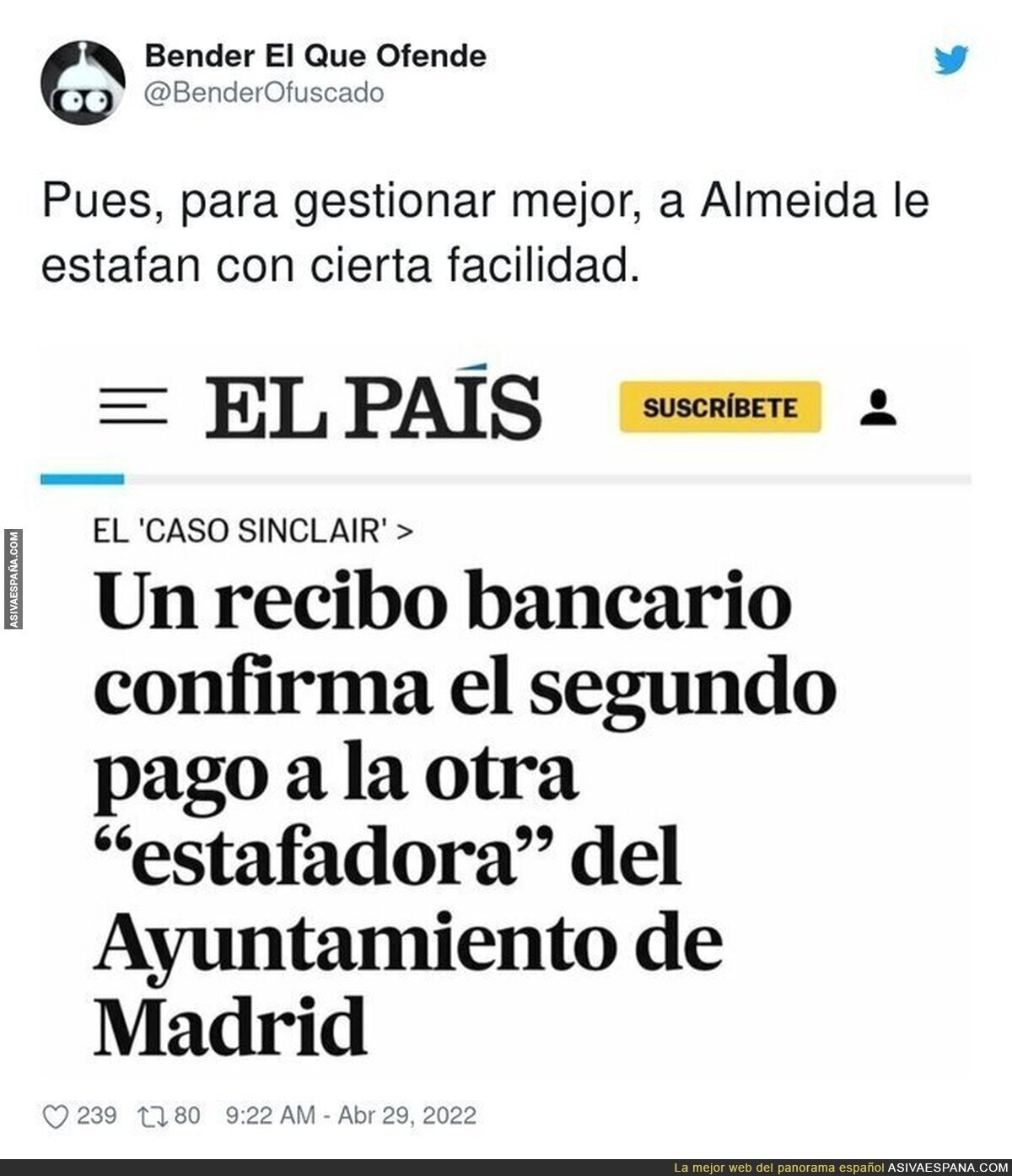 Sigue el cachondeo en el Ayuntamiento de Madrid