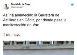 La bienvenida a Santiago Abascal en Cádiz