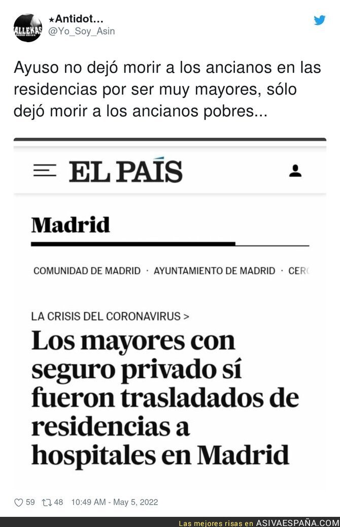 La diferencia de clases en Madrid