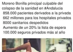 Así va la sanidad en Andalucía con el PP