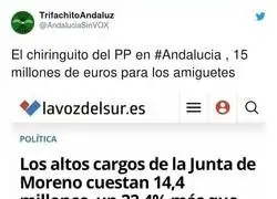 El PP haciendo de las suyas en Andalucía